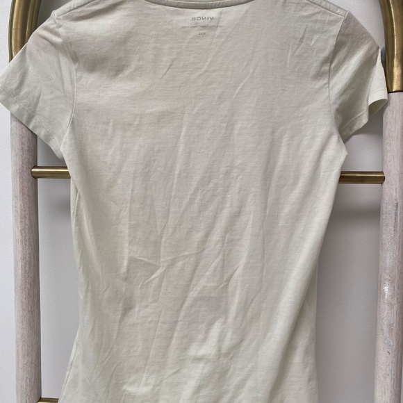 Vince Womens Washed Mint Essential Pima Cotton Crew Nect T-shirt Peru Size XXS - Picture 3 of 7